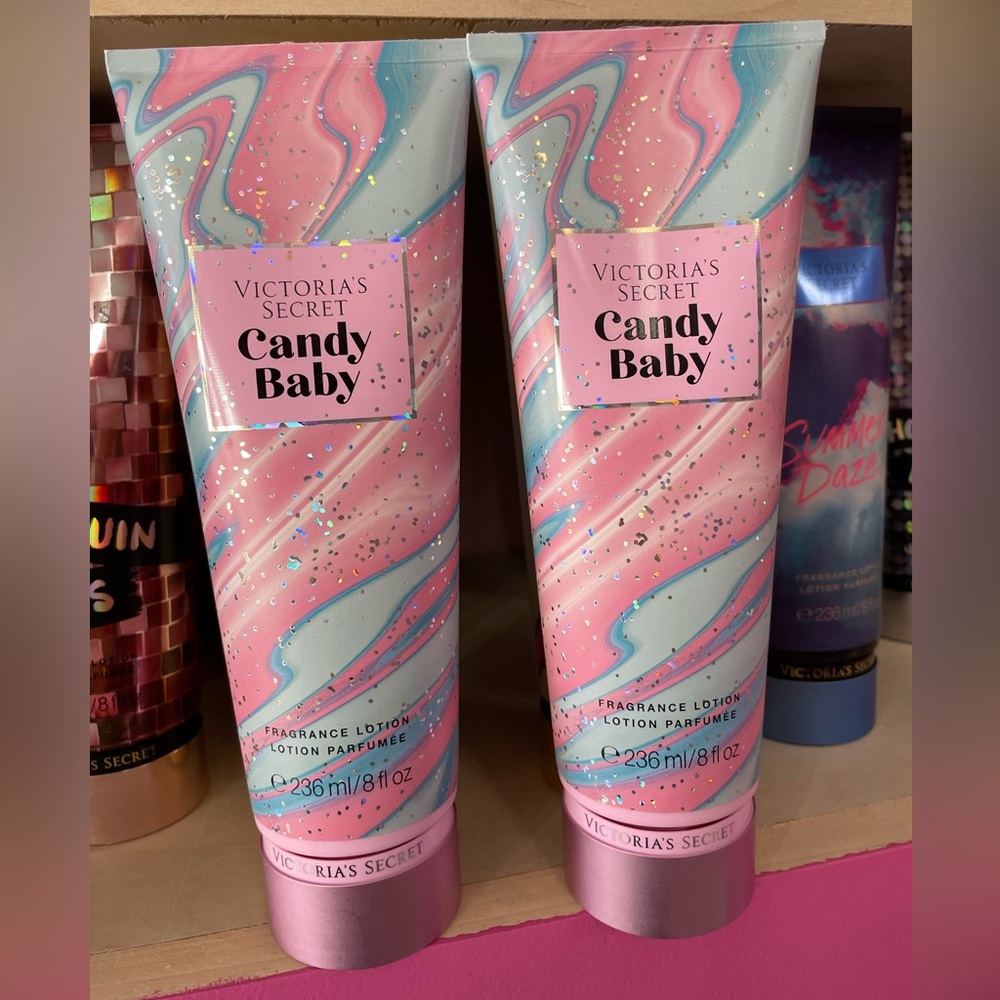 Victoria's Secret Candy Baby Fragrance Lotion - Pink, Light Blue, White